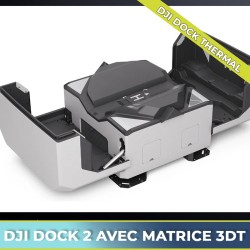 DJI DOCK 2 avec matrice 3DT drone thermique automatisé